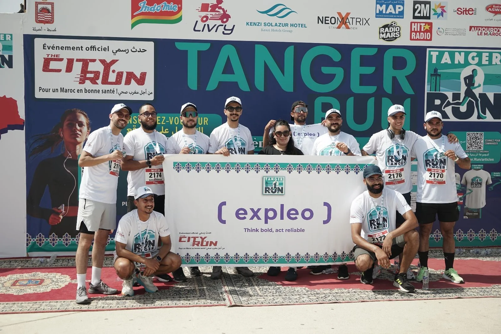 Équipe Expleo à TangerRun 2026